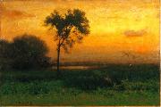 George Inness Sunrise oil painting